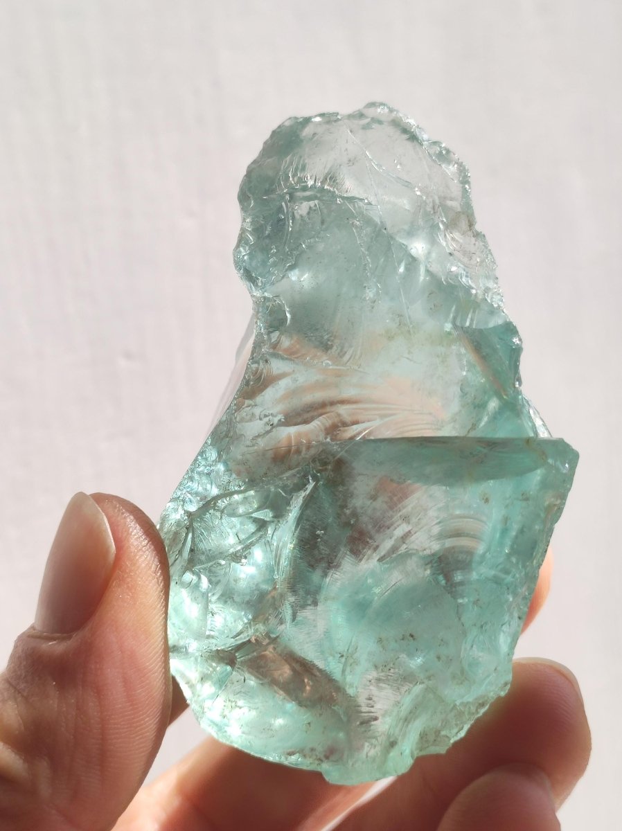 XL Monatomic Andara Crystal blau grün Edelstein Hohe Energie Vibration Meditations Stein Natur Heilstein Chakra Rarität Kristall - Art of Nature Berlin