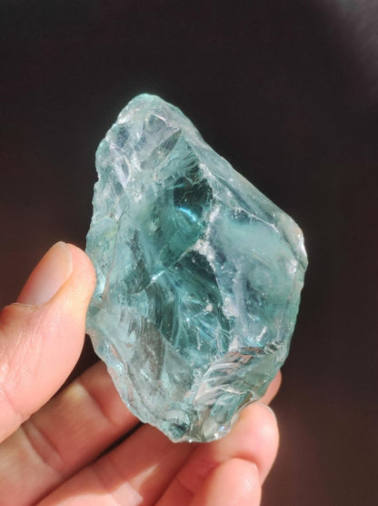 XL Monatomic Andara Crystal blau grün Edelstein Hohe Energie Vibration Meditations Stein Natur Heilstein Chakra Rarität Kristall - Art of Nature Berlin