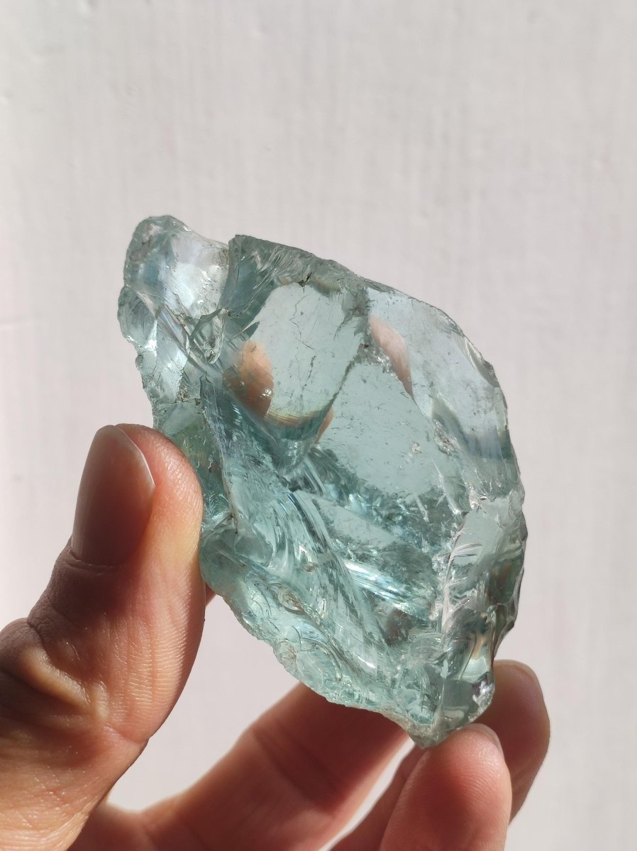 XL Monatomic Andara Crystal blau grün Edelstein Hohe Energie Vibration Meditations Stein Natur Heilstein Chakra Rarität Kristall - Art of Nature Berlin