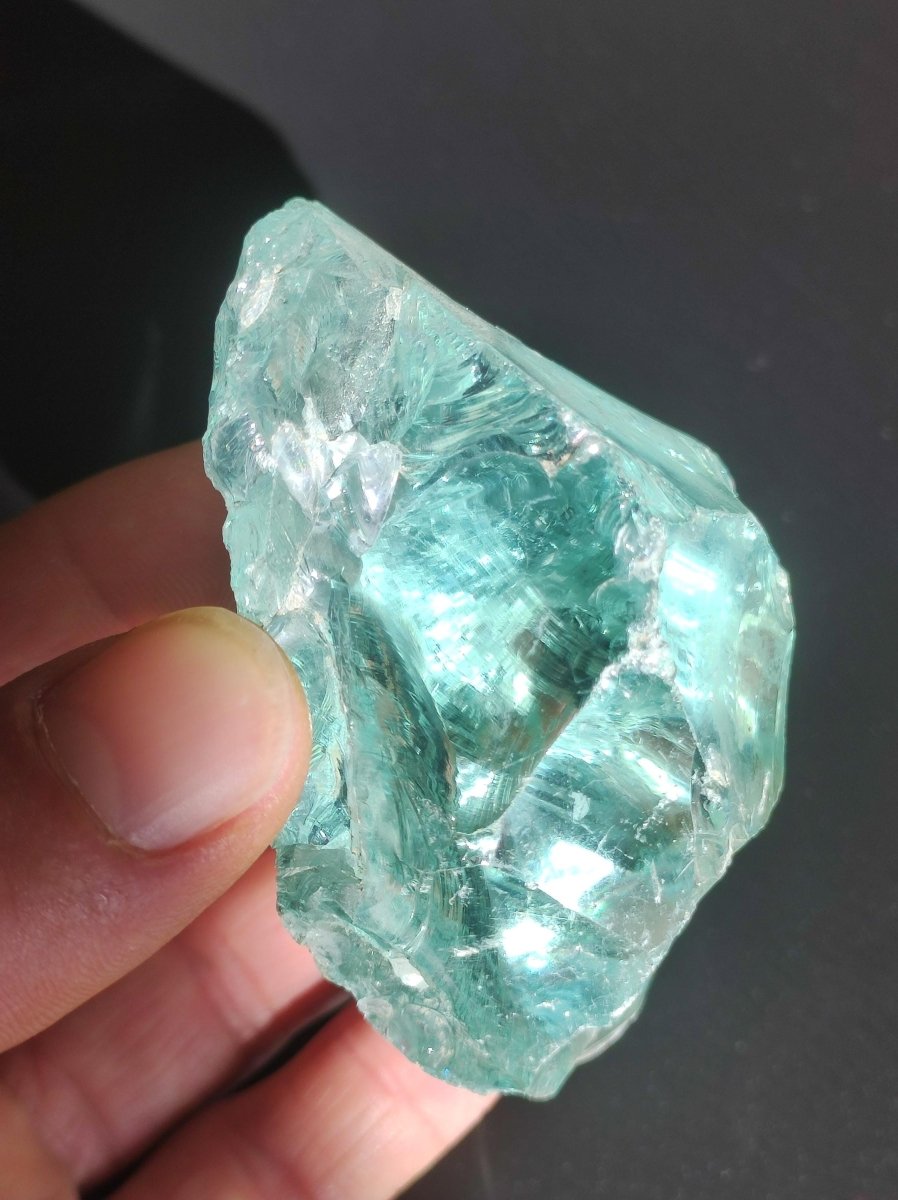 XL Monatomic Andara Crystal blau grün Edelstein Hohe Energie Vibration Meditations Stein Natur Heilstein Chakra Rarität Kristall - Art of Nature Berlin