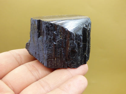 XL schwarzer Turmalin (Schörl) - Roh Anschliff - Deko Stufe groß Energie Heilung Strahlen Schutz Stein Heilstein Geschenk Haus Wohnung - Art of Nature Berlin