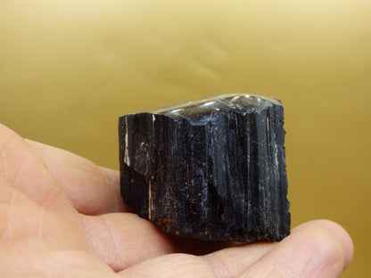 XL schwarzer Turmalin (Schörl) - Roh Anschliff - Deko Stufe groß Energie Heilung Strahlen Schutz Stein Heilstein Geschenk Haus Wohnung - Art of Nature Berlin