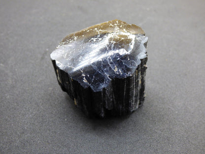 XL schwarzer Turmalin (Schörl) - Roh Anschliff - Deko Stufe groß Energie Heilung Strahlen Schutz Stein Heilstein Geschenk Haus Wohnung - Art of Nature Berlin