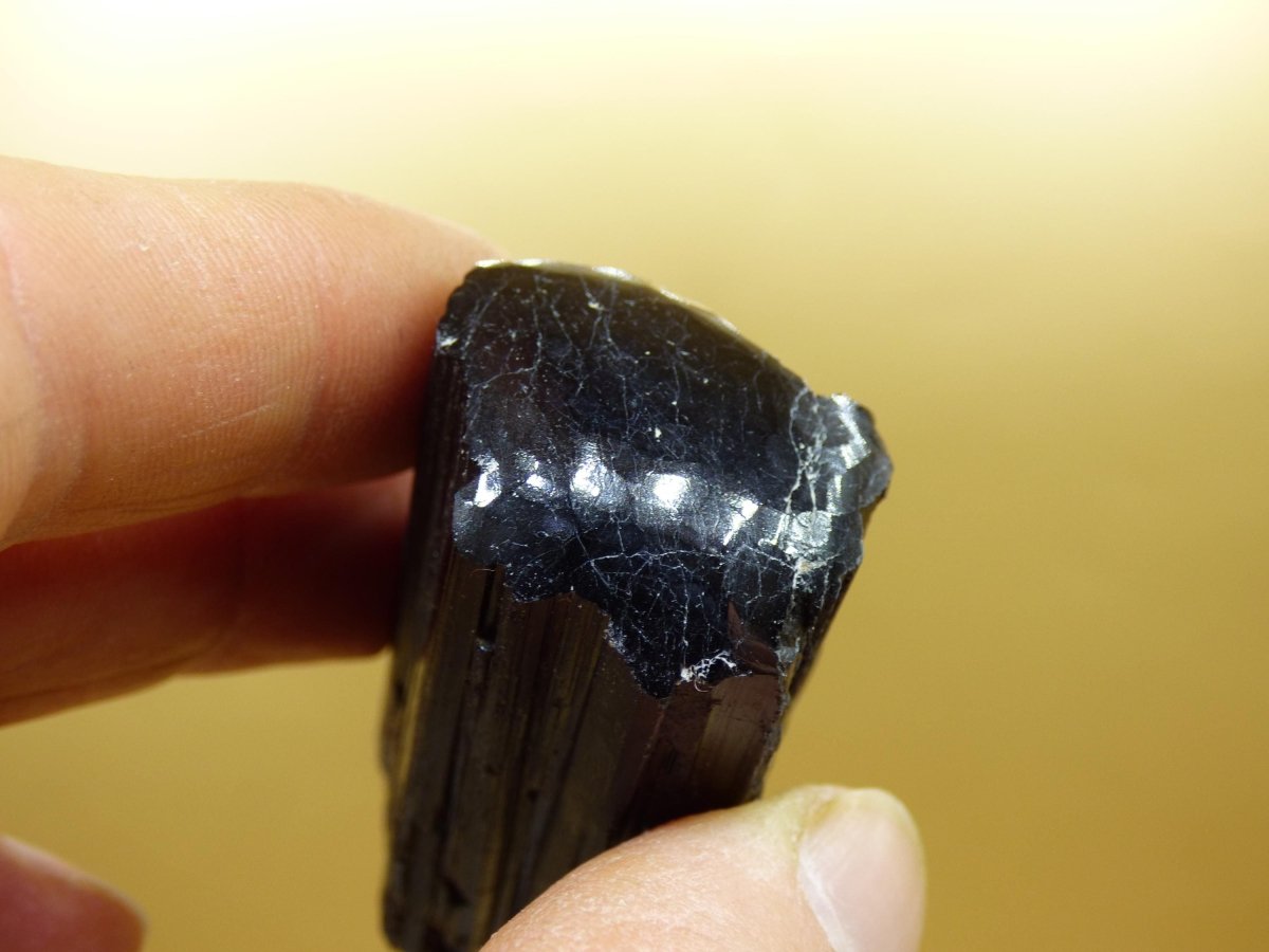 XL schwarzer Turmalin (Schörl) - Roh Anschliff - Deko Stufe groß Energie Heilung Strahlen Schutz Stein Heilstein Geschenk Haus Wohnung - Art of Nature Berlin