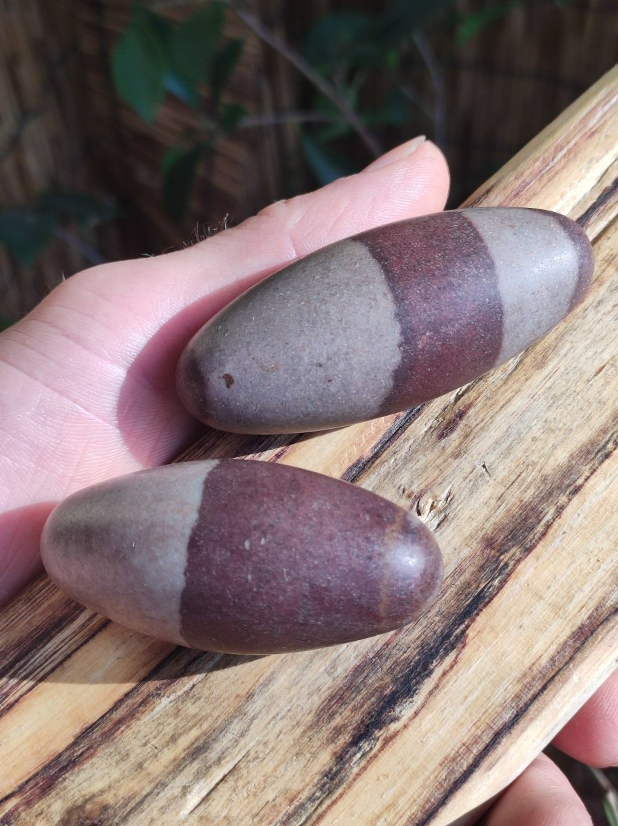 XL Shiva Lingam Paar ~ Edelstein Handschmeichler Meditation HIPPIE GOA Boho Kristalle Tibet Ethno Nature Heilstein Geschenk Energie - Art of Nature Berlin