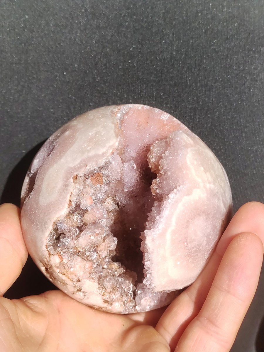 XXL Amethyst Achat Druzy Geode Kugel ~ Magische Edelstein Deko Kristall Stufe Sphere Heilstein lila Energie Wohnen Rarität Sammler Geschenk - Art of Nature Berlin