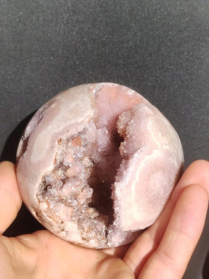 XXL Amethyst Achat Druzy Geode Kugel ~ Magische Edelstein Deko Kristall Stufe Sphere Heilstein lila Energie Wohnen Rarität Sammler Geschenk - Art of Nature Berlin