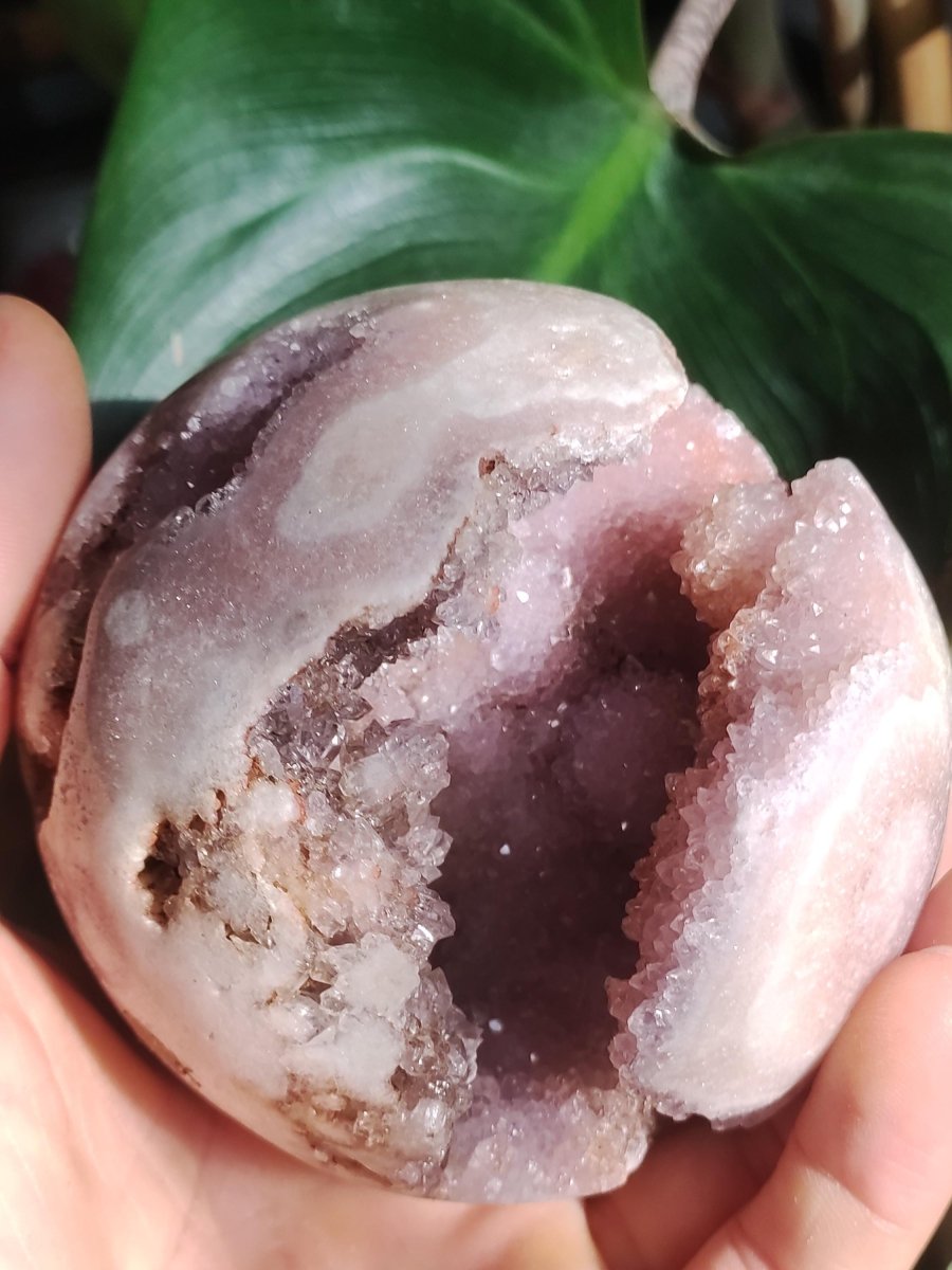 XXL Amethyst Achat Druzy Geode Kugel ~ Magische Edelstein Deko Kristall Stufe Sphere Heilstein lila Energie Wohnen Rarität Sammler Geschenk - Art of Nature Berlin