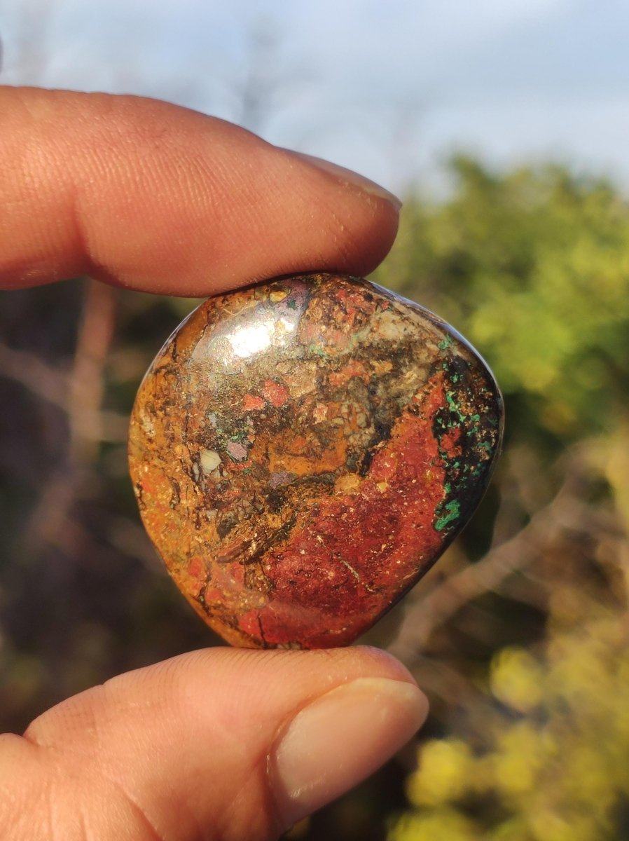 Zarinit Handschmeichler *Rarität* Kristall Mineral Selen Sammler Magische Edelstein Deko Crystal HIPPIE GOA Heilstein Schamanenstein - Art of Nature Berlin