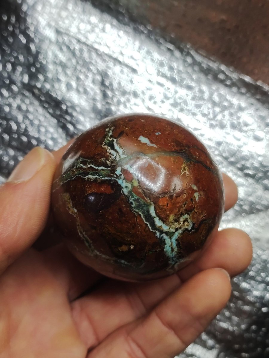Zarinit Kugel - Edelstein Deko Sammler Rarität Heilstein Sphere Kristall Meditation Energie Wohnen Geschenk Mann Frau Er Sie Freund Spirit - Art of Nature Berlin