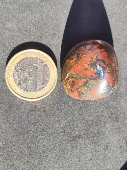 Zarinit *Rarität* ~ Edelstein Kette Mann Schutz Kraft Chakra HIPPIE GOA Boho Natur Heilstein Er Selten Flash Sammler Rarität Russland Unikat - Art of Nature Berlin