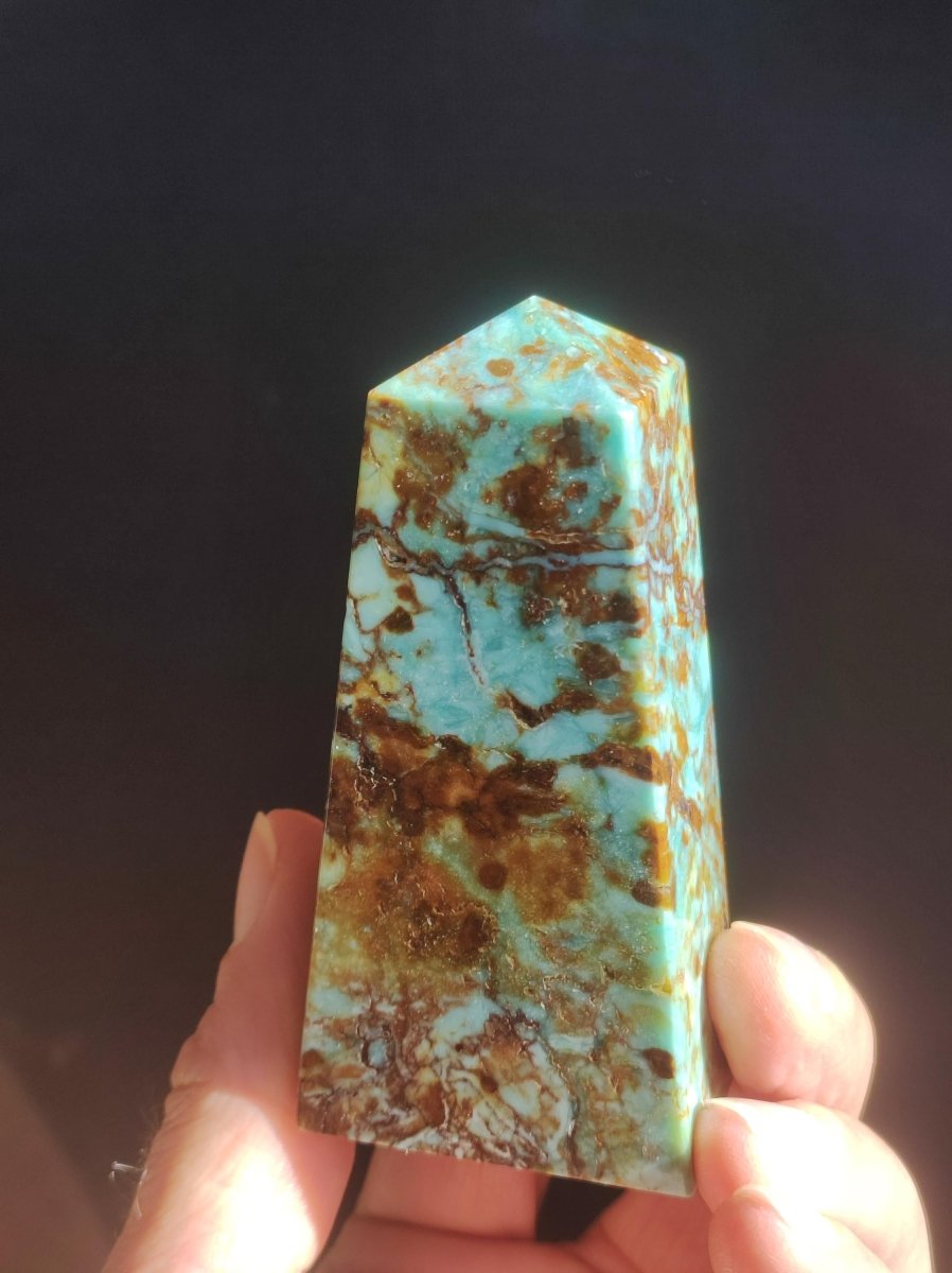 Zarinit *Rarität* ~ Kristall Point Spitze Turm Obelisk ~ Magische Edelstein Deko Kristall Haus Wohnen HIPPIE GOA Heilstein Sammler Rarität - Art of Nature Berlin