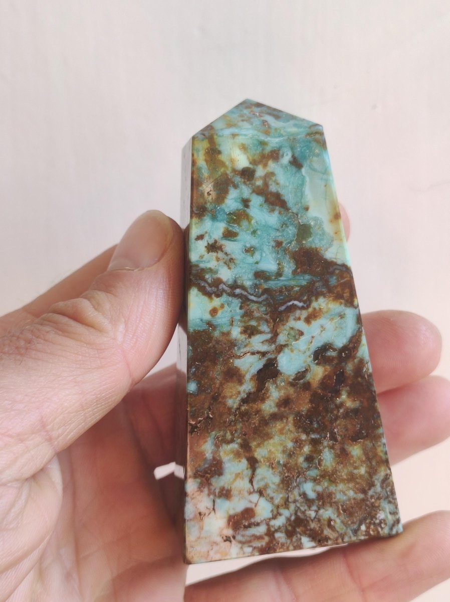 Zarinit *Rarität* ~ Kristall Point Spitze Turm Obelisk ~ Magische Edelstein Deko Kristall Haus Wohnen HIPPIE GOA Heilstein Sammler Rarität - Art of Nature Berlin