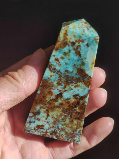 Zarinit *Rarität* ~ Kristall Point Spitze Turm Obelisk ~ Magische Edelstein Deko Kristall Haus Wohnen HIPPIE GOA Heilstein Sammler Rarität - Art of Nature Berlin