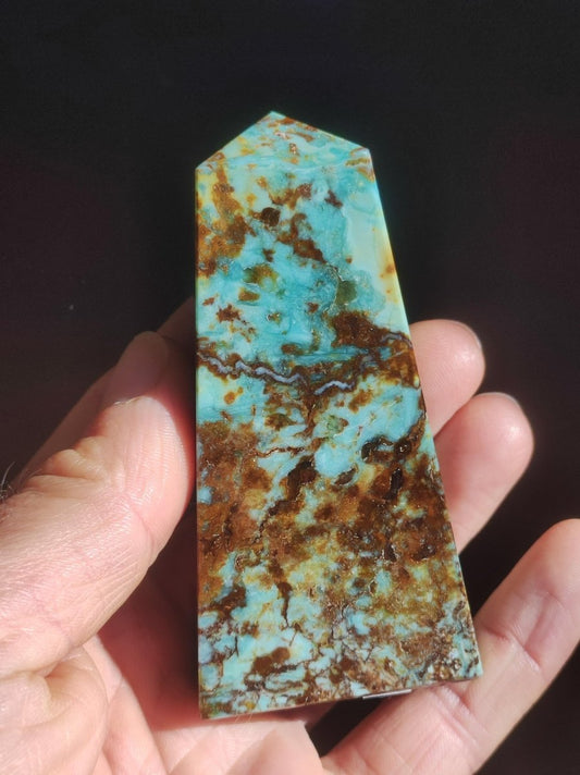 Zarinit *Rarität* ~ Kristall Point Spitze Turm Obelisk ~ Magische Edelstein Deko Kristall Haus Wohnen HIPPIE GOA Heilstein Sammler Rarität - Art of Nature Berlin