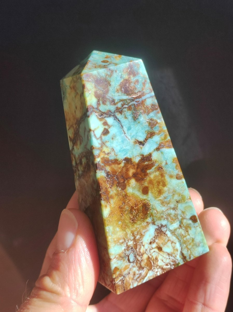 Zarinit *Rarität* ~ Kristall Point Spitze Turm Obelisk ~ Magische Edelstein Deko Kristall Haus Wohnen HIPPIE GOA Heilstein Sammler Rarität - Art of Nature Berlin