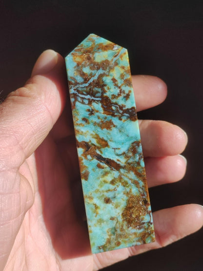 Zarinit *Rarität* ~ Kristall Point Spitze Turm Obelisk ~ Magische Edelstein Deko Kristall Haus Wohnen HIPPIE GOA Heilstein Sammler Rarität - Art of Nature Berlin