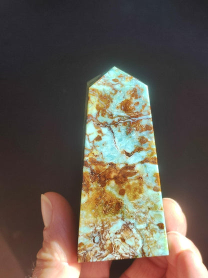 Zarinit *Rarität* ~ Kristall Point Spitze Turm Obelisk ~ Magische Edelstein Deko Kristall Haus Wohnen HIPPIE GOA Heilstein Sammler Rarität - Art of Nature Berlin