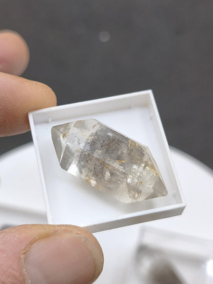 Zepter-Chloritquarz aus Erongo Namibia – 6 Kristalle zur Auswahl – 21–34 mm Doppelender Natürlich Kristall Stufe Sammler Mineral Geschenk - Art of Nature Berlin