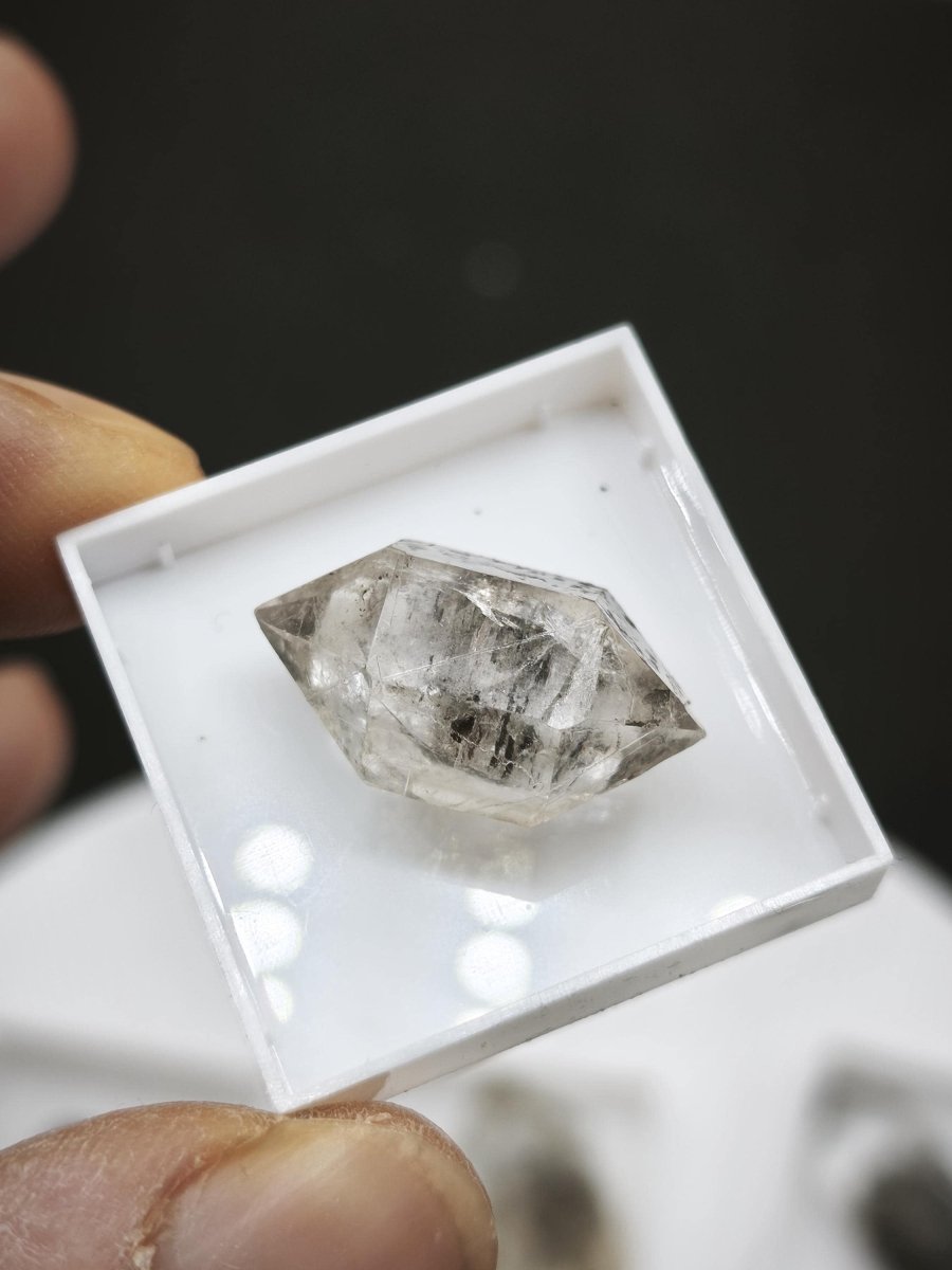 Zepter-Chloritquarz aus Erongo Namibia – 6 Kristalle zur Auswahl – 21–34 mm Doppelender Natürlich Kristall Stufe Sammler Mineral Geschenk - Art of Nature Berlin