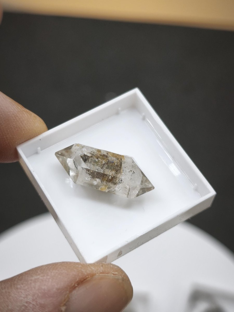 Zepter-Chloritquarz aus Erongo Namibia – 6 Kristalle zur Auswahl – 21–34 mm Doppelender Natürlich Kristall Stufe Sammler Mineral Geschenk - Art of Nature Berlin
