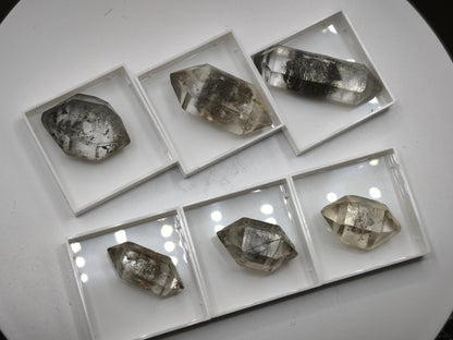 Zepter-Chloritquarz aus Erongo Namibia – 6 Kristalle zur Auswahl – 21–34 mm Doppelender Natürlich Kristall Stufe Sammler Mineral Geschenk - Art of Nature Berlin