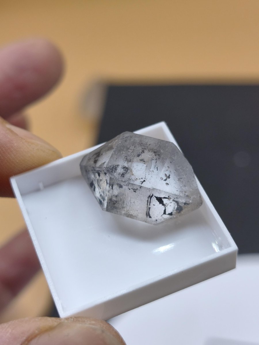 Zepter-Chloritquarz aus Erongo Namibia – 6 Kristalle zur Auswahl – 21–34 mm Doppelender Natürlich Kristall Stufe Sammler Mineral Geschenk - Art of Nature Berlin
