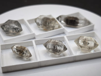 Zepter-Chloritquarz aus Erongo Namibia – 6 Kristalle zur Auswahl – 21–34 mm Doppelender Natürlich Kristall Stufe Sammler Mineral Geschenk - Art of Nature Berlin