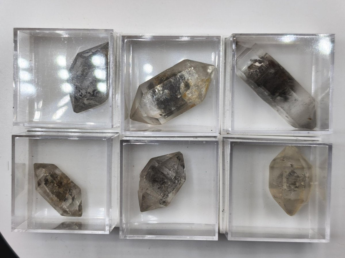 Zepter-Chloritquarz aus Erongo Namibia – 6 Kristalle zur Auswahl – 21–34 mm Doppelender Natürlich Kristall Stufe Sammler Mineral Geschenk - Art of Nature Berlin