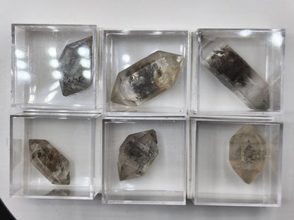 Zepter-Chloritquarz aus Erongo Namibia – 6 Kristalle zur Auswahl – 21–34 mm Doppelender Natürlich Kristall Stufe Sammler Mineral Geschenk - Art of Nature Berlin