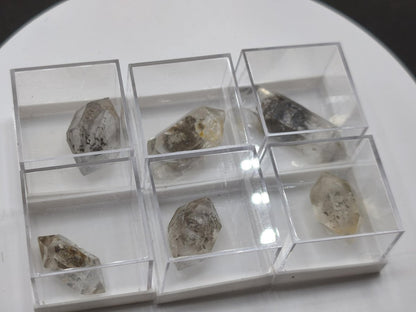 Zepter-Chloritquarz aus Erongo Namibia – 6 Kristalle zur Auswahl – 21–34 mm Doppelender Natürlich Kristall Stufe Sammler Mineral Geschenk - Art of Nature Berlin