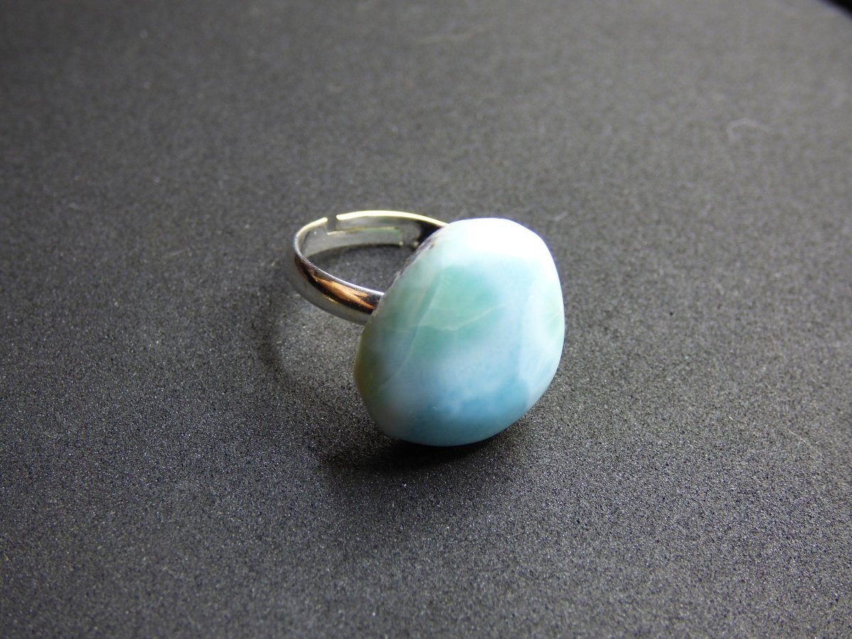 925 Silber Ring ~Larimar "Atlantis Stone"~ Edelstein Ring ~HIPPIE ~GOA ~Boho ~Ethno ~Nature ~Heilstein - Art of Nature Berlin