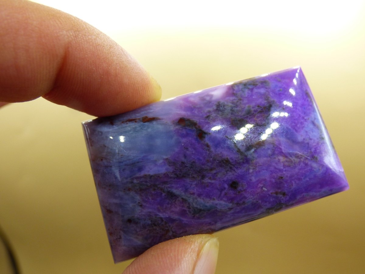 AAA Sugilith 100% Natürlicher GEL Sugilite Designer Cabochon Sammler Mineral hochwertig edel Geldanlage Investition Heilstein Rarität Unikat - Art of Nature Berlin