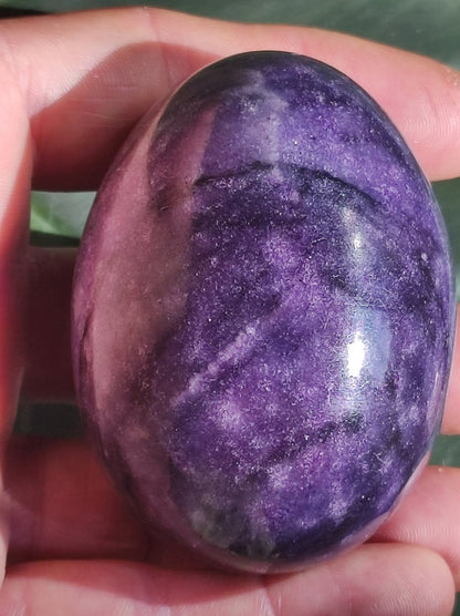 AAA Traumhaftes Sugilith Ei ~ 816 Karat (ct) Sugilite Egg Edelstein Deko Kristall Meditation Energie Heilstein Rarität Sammler Investition - Art of Nature Berlin