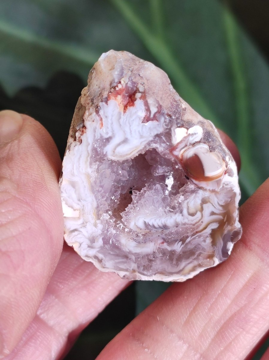 Achat Geode aus Mexiko Druze Stufe Deko Sammler ~ Edelstein Kette ~HIPPIE ~GOA ~Boho ~Tibet ~Ethno ~Nature ~Schutzsymbol ~Heilstein - Art of Nature Berlin