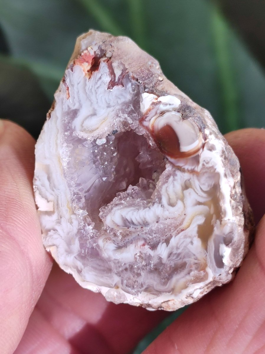 Achat Geode aus Mexiko Druze Stufe Deko Sammler ~ Edelstein Kette ~HIPPIE ~GOA ~Boho ~Tibet ~Ethno ~Nature ~Schutzsymbol ~Heilstein - Art of Nature Berlin