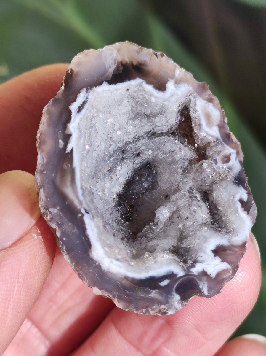 Achat Geode aus Mexiko Druze Stufe Deko Sammler ~ Edelstein Kette ~HIPPIE ~GOA ~Boho ~Tibet ~Ethno ~Nature ~Schutzsymbol ~Heilstein - Art of Nature Berlin