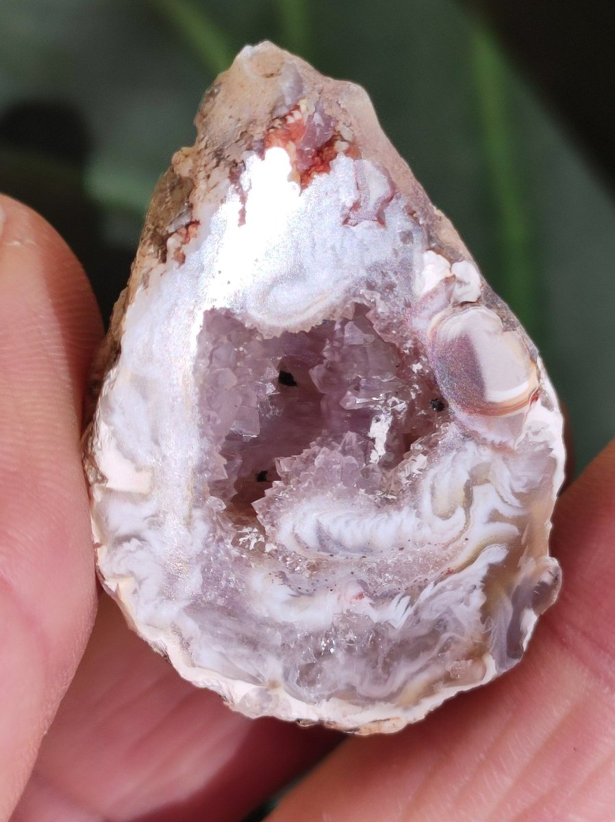 Achat Geode aus Mexiko Druze Stufe Deko Sammler ~ Edelstein Kette ~HIPPIE ~GOA ~Boho ~Tibet ~Ethno ~Nature ~Schutzsymbol ~Heilstein - Art of Nature Berlin