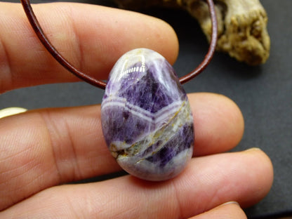 Amethyst~ Edelstein Kette Lila ~HIPPIE ~GOA ~Boho ~Ethno ~Nature ~Heilstein - Art of Nature Berlin