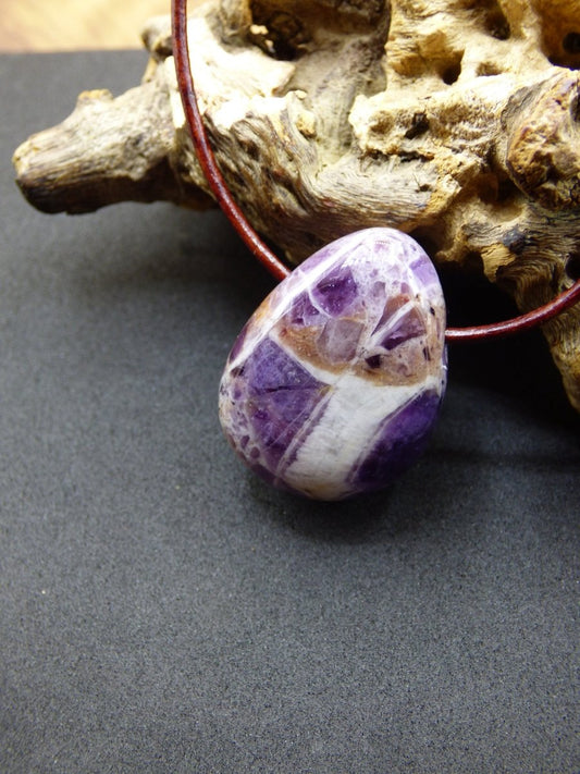 Amethyst~ Edelstein Kette Lila ~HIPPIE ~GOA ~Boho ~Ethno ~Nature ~Heilstein - Art of Nature Berlin