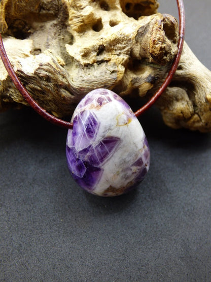 Amethyst~ Edelstein Kette Lila ~HIPPIE ~GOA ~Boho ~Ethno ~Nature ~Heilstein - Art of Nature Berlin