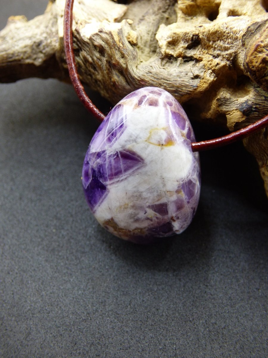 Amethyst~ Edelstein Kette Lila ~HIPPIE ~GOA ~Boho ~Ethno ~Nature ~Heilstein - Art of Nature Berlin