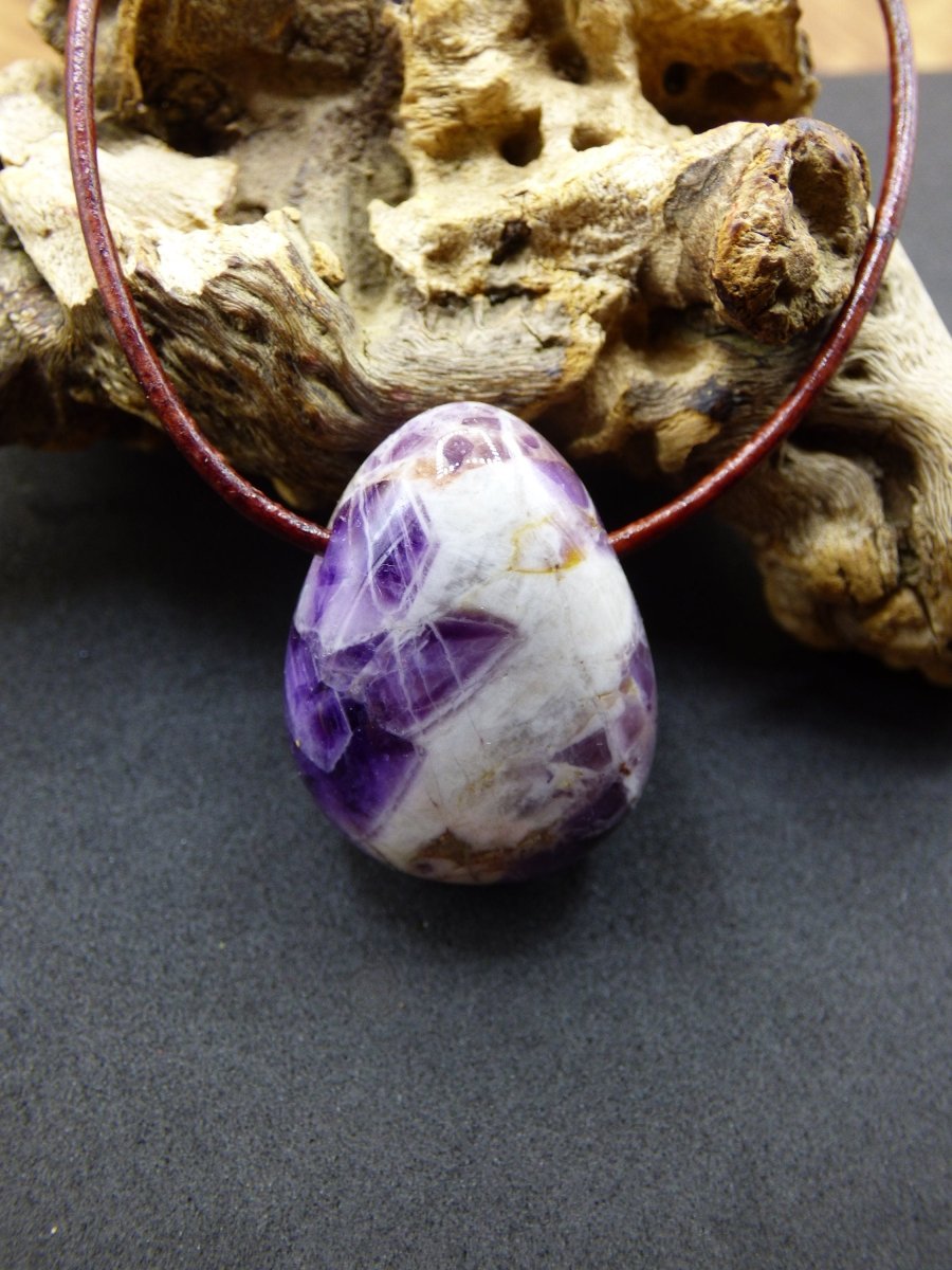 Amethyst~ Edelstein Kette Lila ~HIPPIE ~GOA ~Boho ~Ethno ~Nature ~Heilstein - Art of Nature Berlin