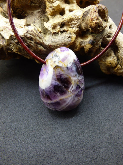 Amethyst~ Edelstein Kette Lila ~HIPPIE ~GOA ~Boho ~Ethno ~Nature ~Heilstein - Art of Nature Berlin