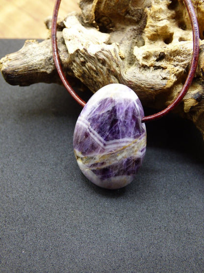 Amethyst~ Edelstein Kette Lila ~HIPPIE ~GOA ~Boho ~Ethno ~Nature ~Heilstein - Art of Nature Berlin