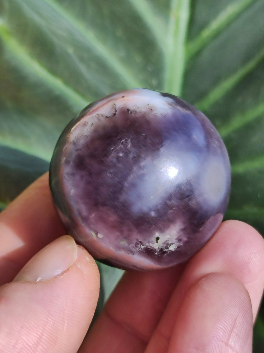 Amethyst Laze Achat ~ Magische Edelstein Deko Kristall Stufe Sphere Ball Heilstein Spielkugel Meditation HIPPIE GOA Boho Ethno lila Energie - Art of Nature Berlin