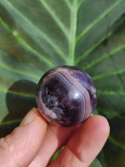 Amethyst Laze Achat ~ Magische Edelstein Deko Kristall Stufe Sphere Ball Heilstein Spielkugel Meditation HIPPIE GOA Boho Ethno lila Energie - Art of Nature Berlin