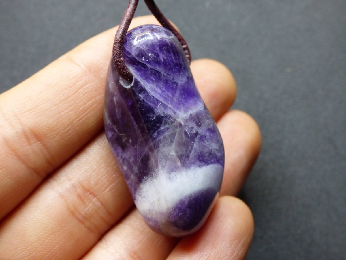 Amethyst Sambia ~ Edelsteinkette ~HIPPIE ~GOA ~Boho ~Ethno ~Nature ~Heilstein - Art of Nature Berlin