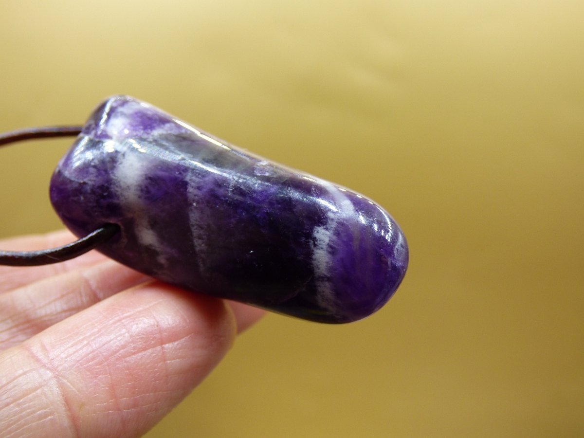 Amethyst Sambia ~ Edelsteinkette ~HIPPIE ~GOA ~Boho ~Ethno ~Nature ~Heilstein - Art of Nature Berlin