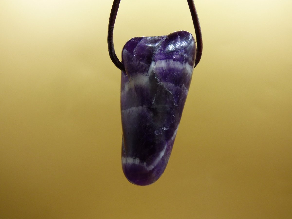 Amethyst Sambia ~ Edelsteinkette ~HIPPIE ~GOA ~Boho ~Ethno ~Nature ~Heilstein - Art of Nature Berlin